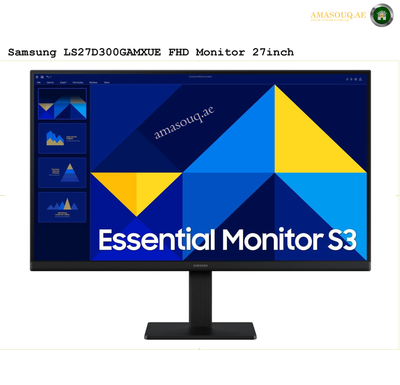 Samsung Essential Monitor S3 Full HD Monitor - LS27D300GAMXUE - 27"