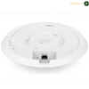 Ubiquiti U6 Enterprise In-Wall AP, WiFi 6E, 10 Spatial Streams, 6 GHz, 4.8 Gbps, 4-Port Switch, White | U6-Enterprise-IW