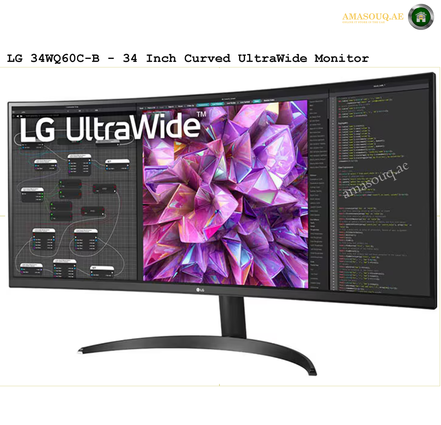 LG QHD  UltraWide IPS - LG 34WQ60C-B / 34"