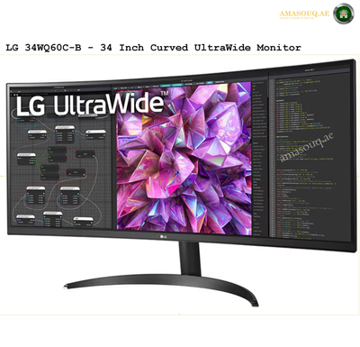 🖥️LG QHD  UltraWide IPS - LG 34WQ60C-B / 34"