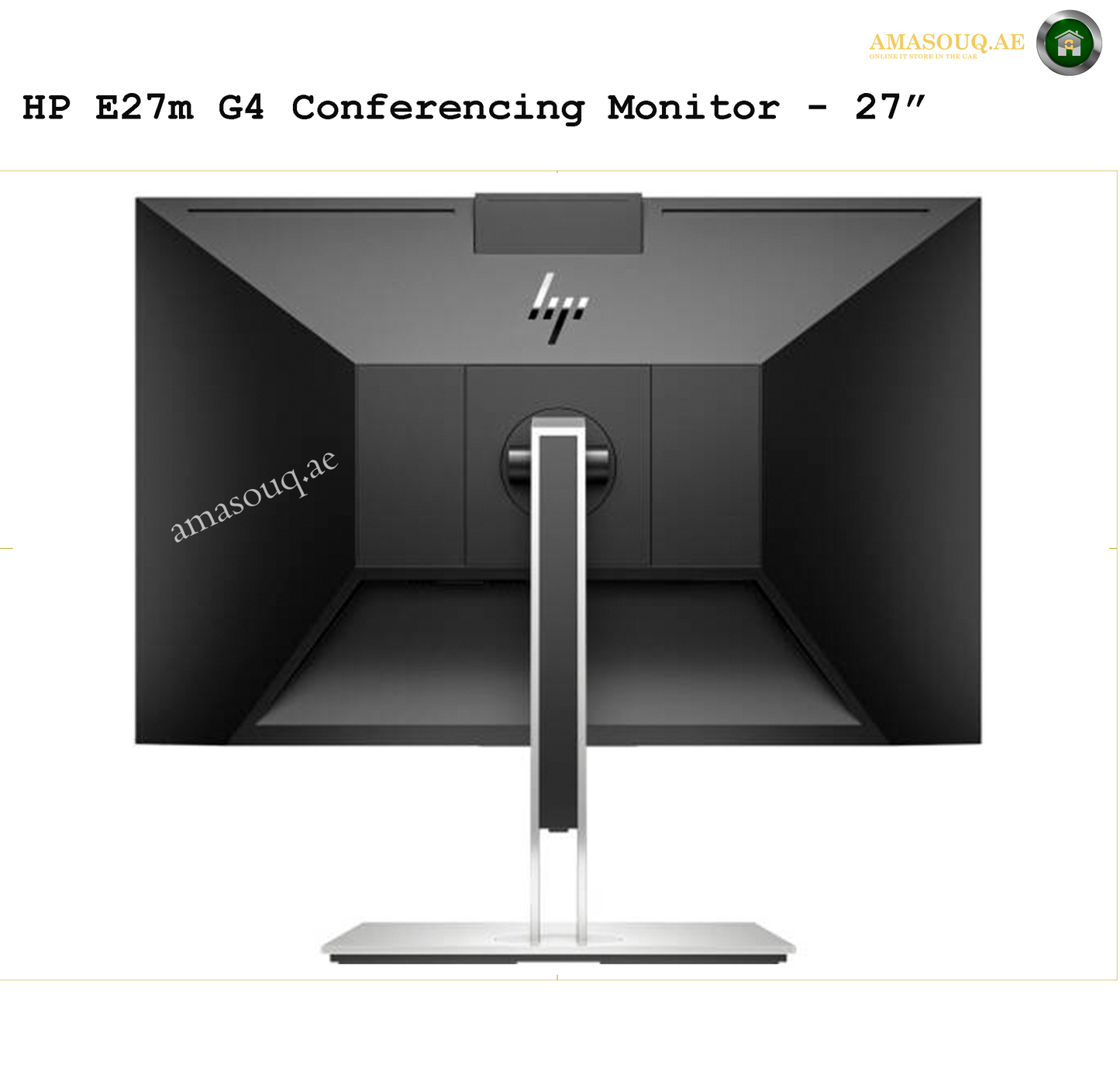 HP E27m G4 - 27" | AMASOUQ.AE BACK VIEW
