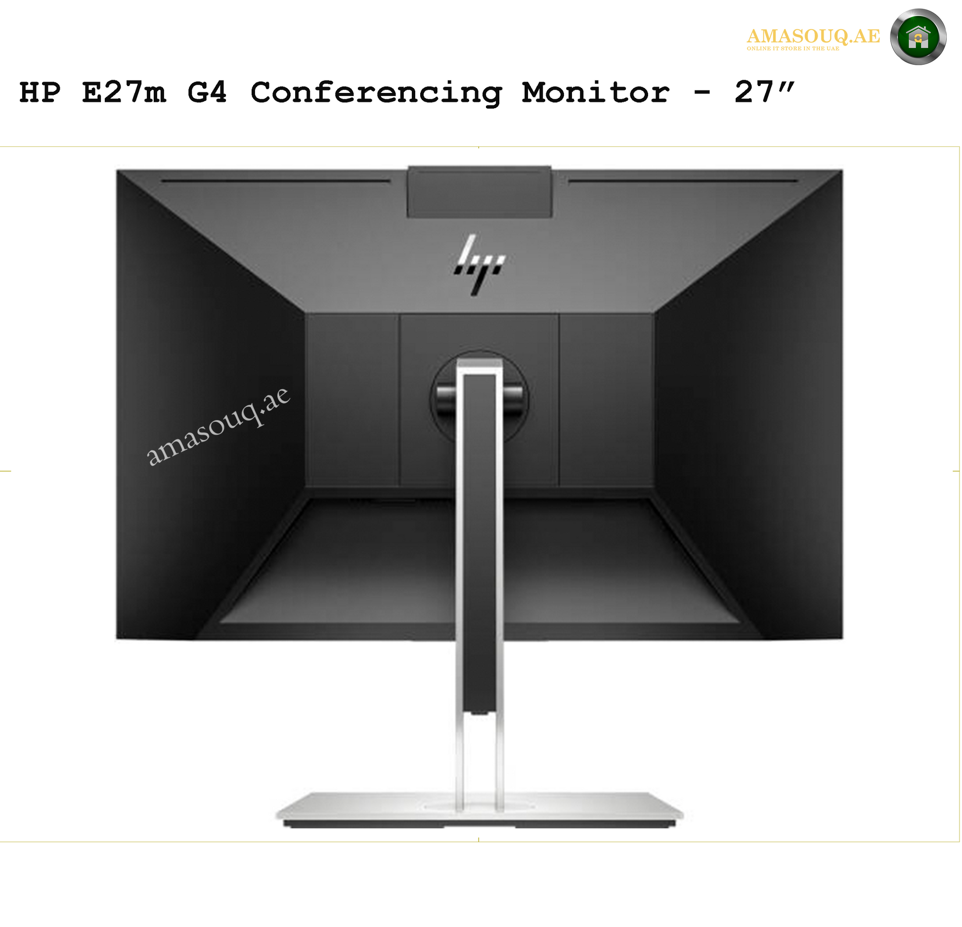 HP E27m G4 - 27" | AMASOUQ.AE BACK VIEW