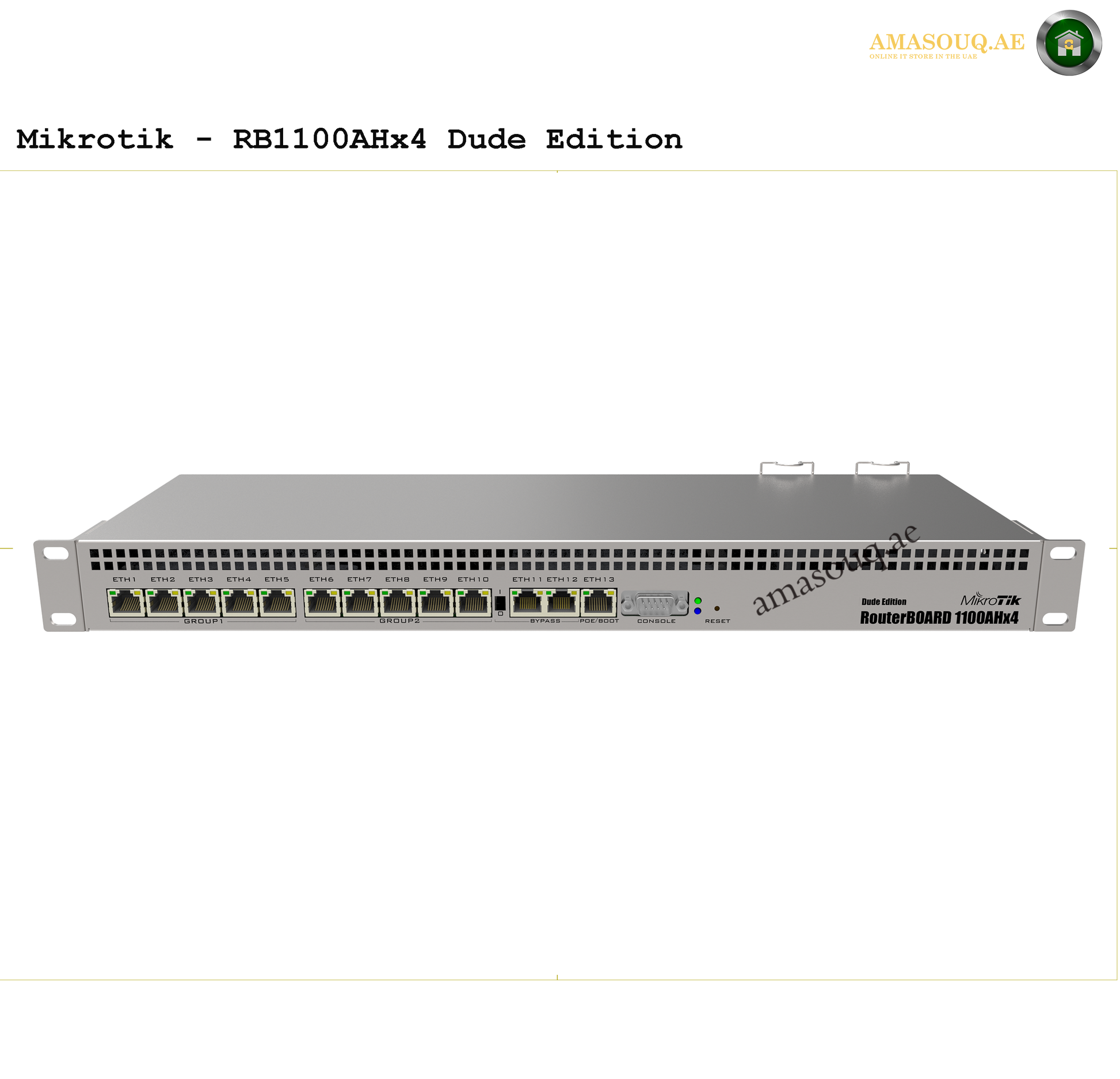 MikroTik RB1100AHx4 Dude Edition | AMASOUQ.AE 