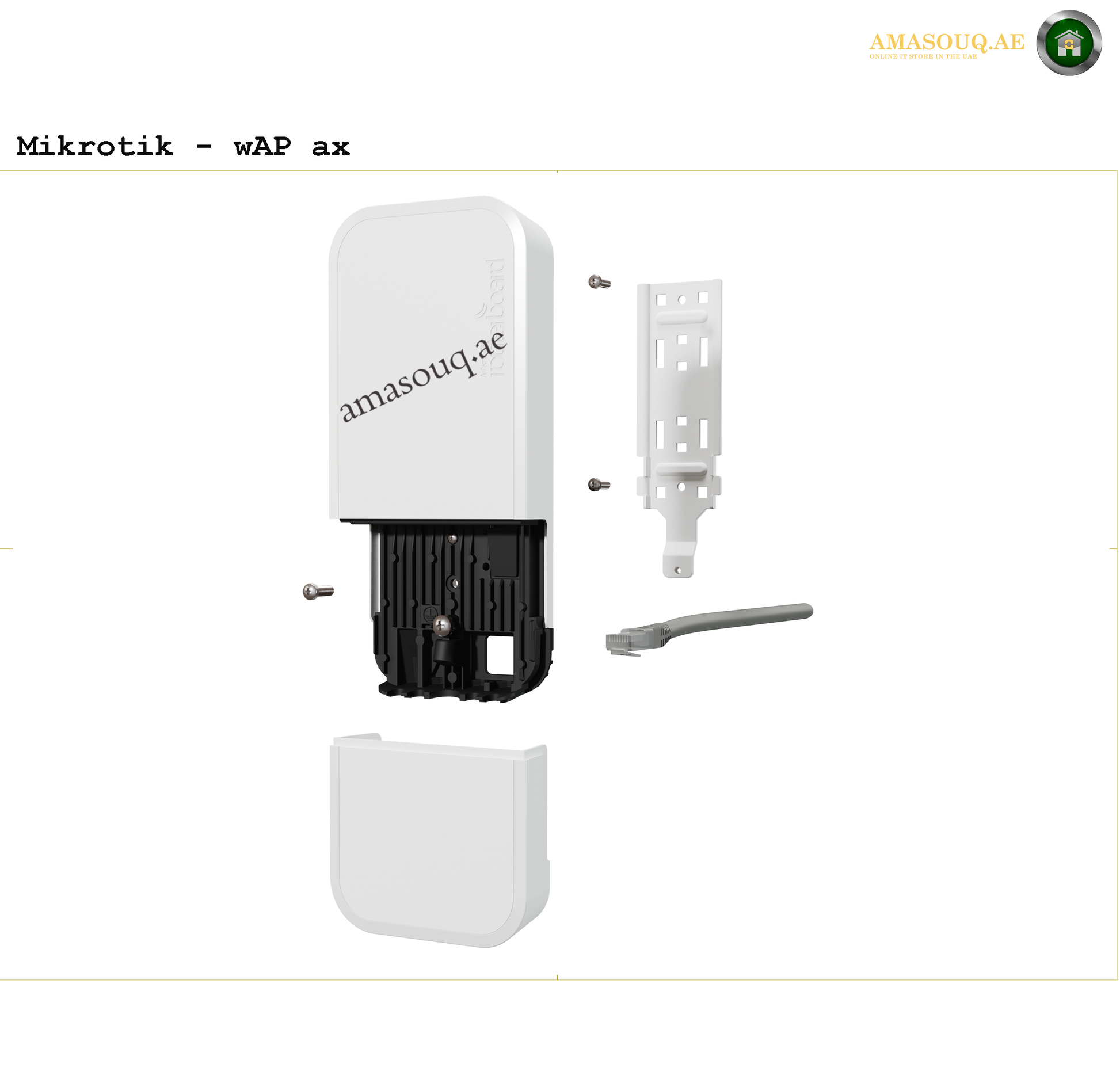 MikroTik wAPG-5HaxD2HaxD (wAP AX) | AMASOUQ.AE 1