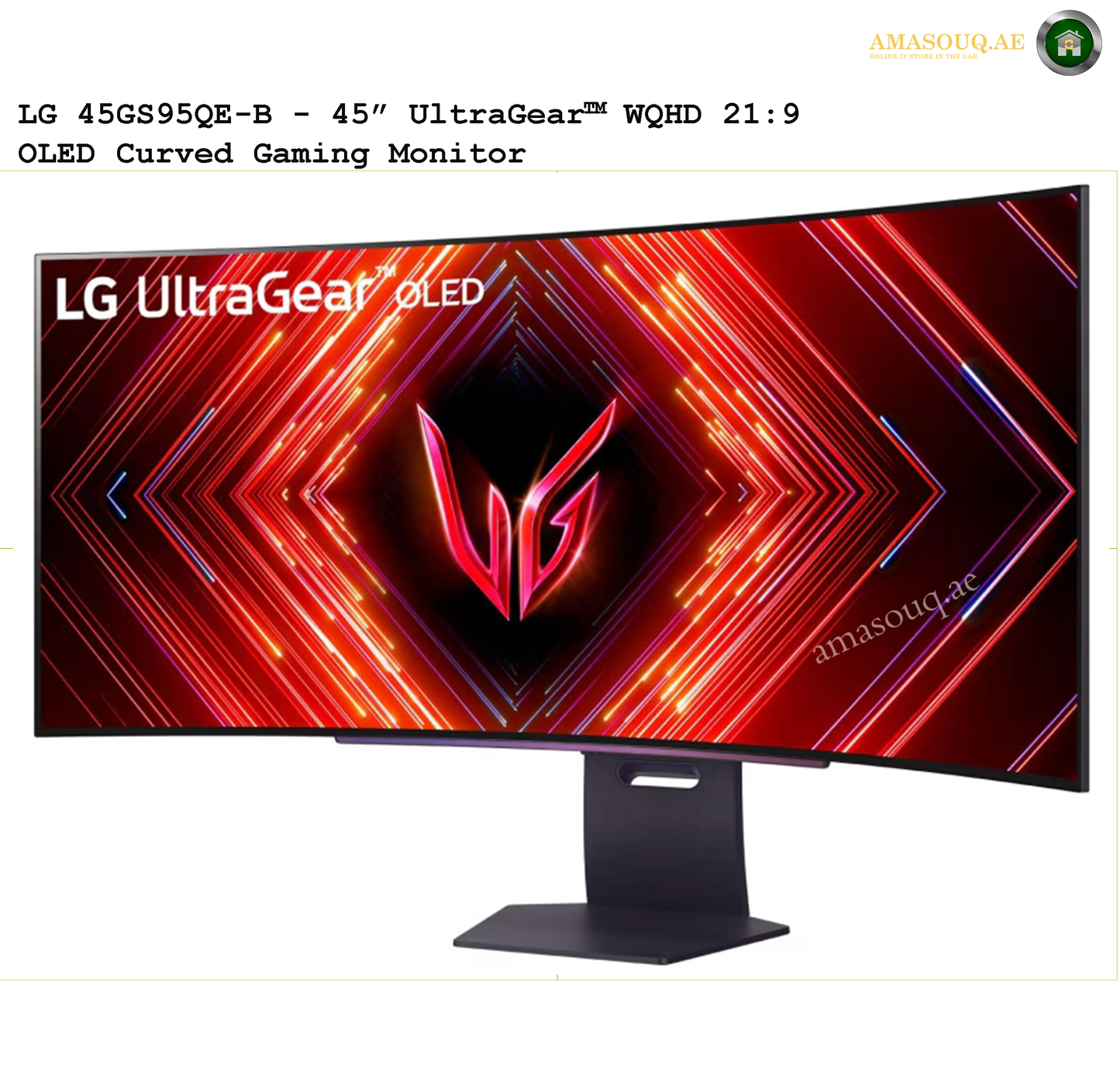 LG QHD OLED Ultragear Curved Gaming - LG 45GS95QE-B / 45"
