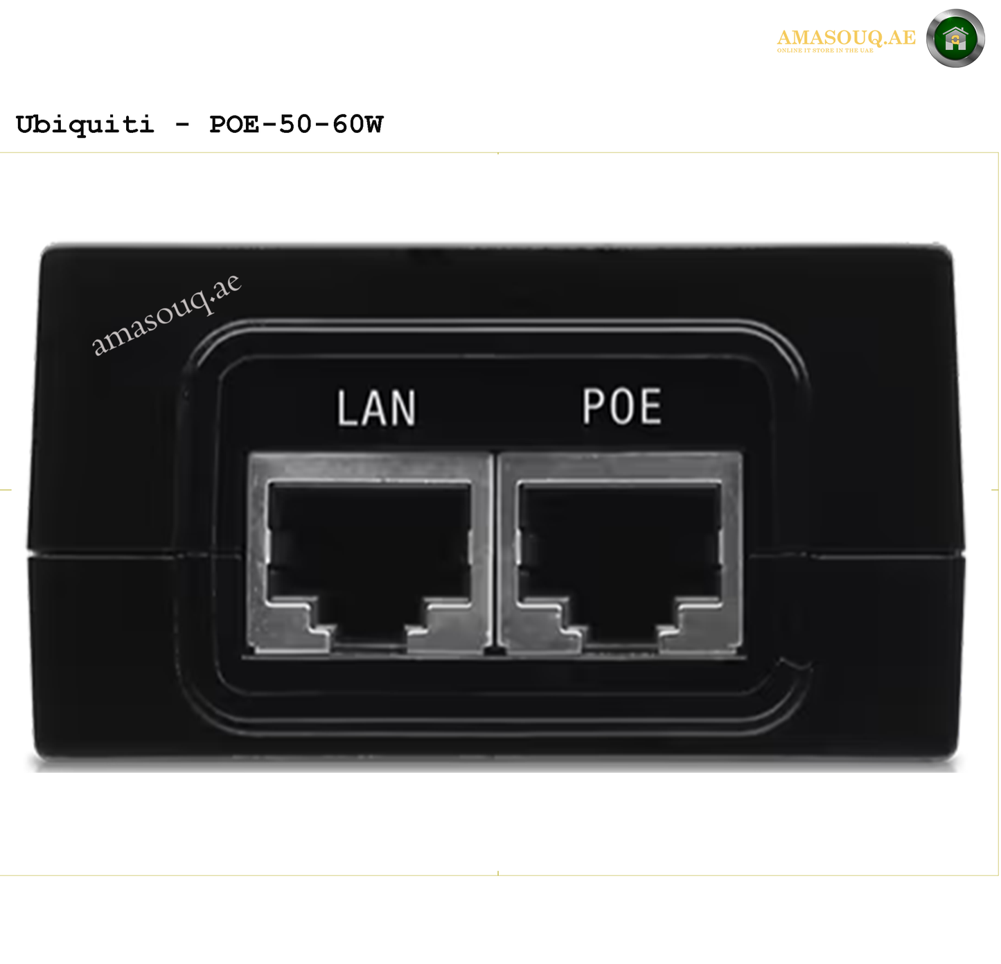 Ubiquiti - 50V PoE Adapter - POE-50-60W
