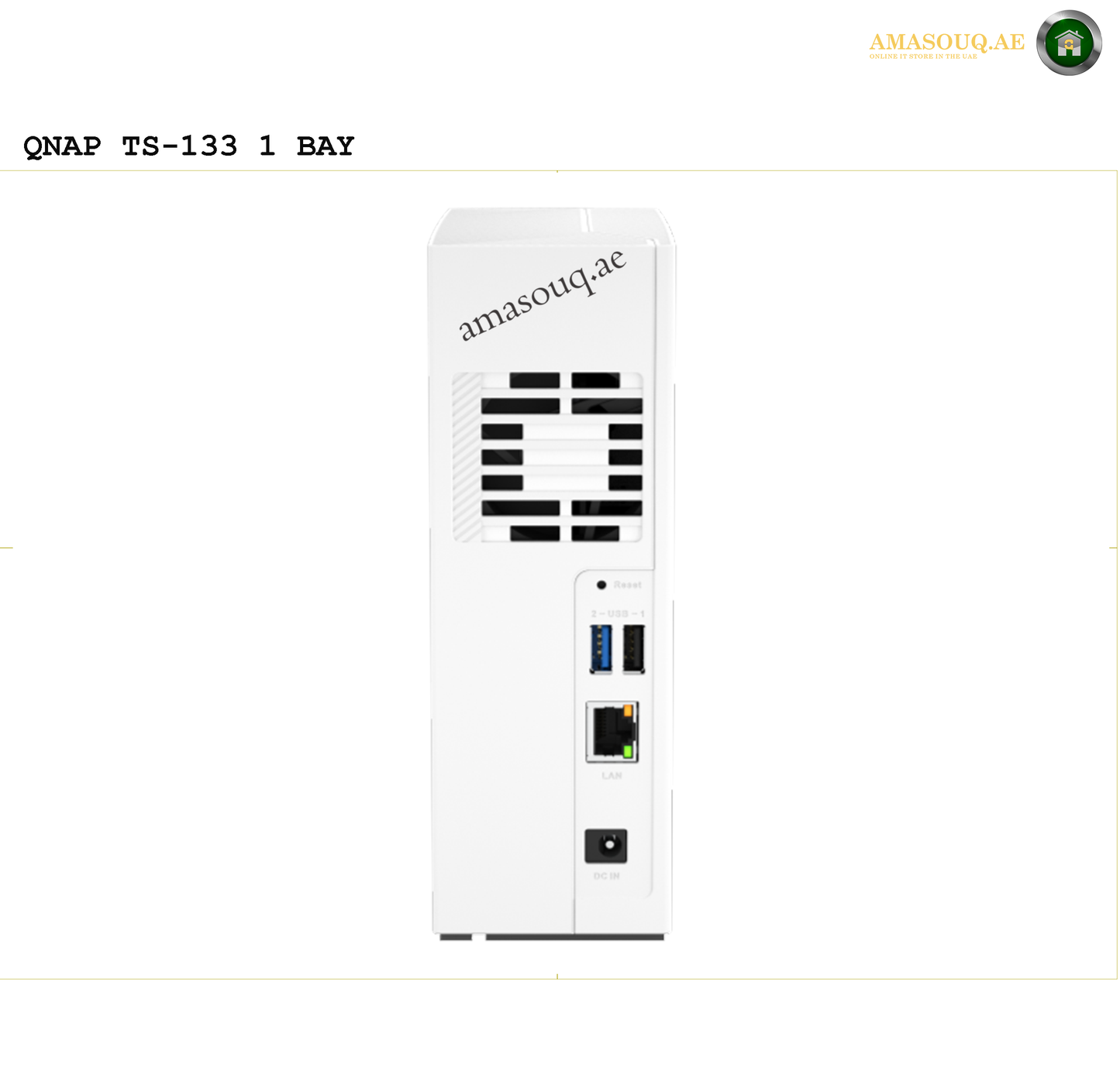QNAP - TS-133 - 1 Bay Desktop NAS