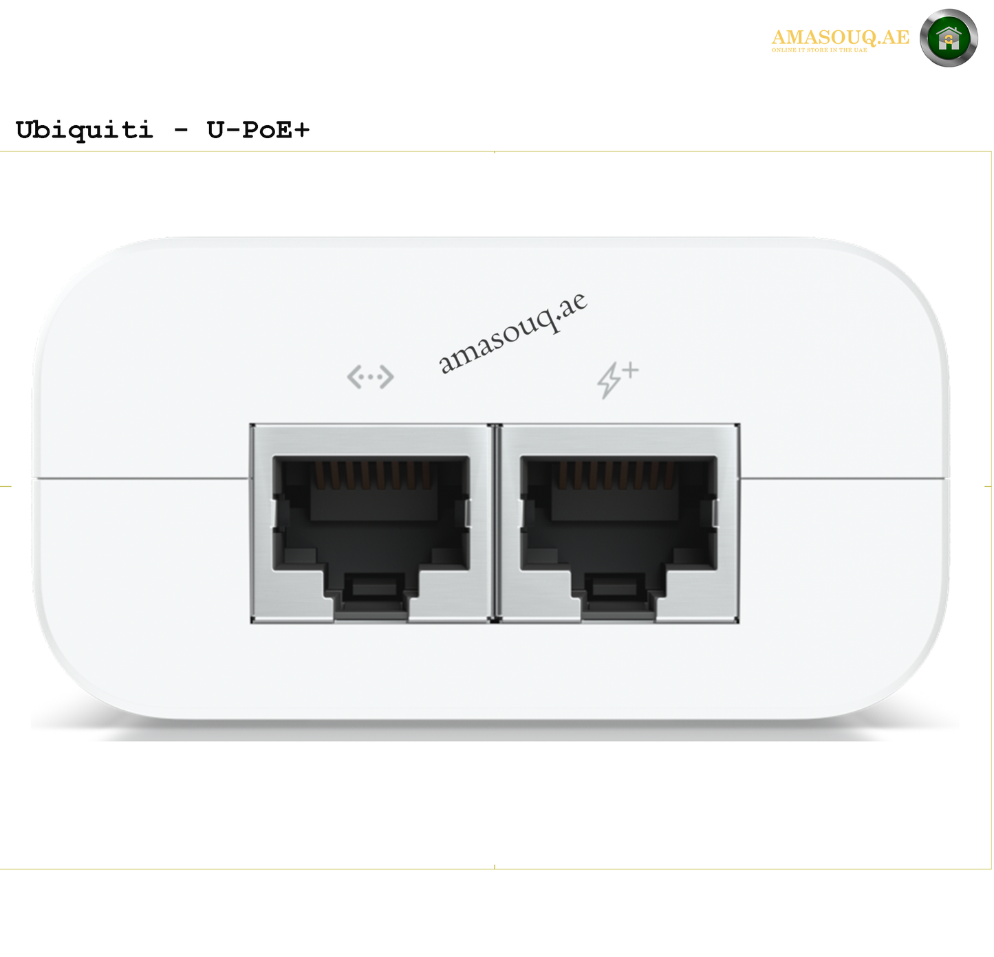 Ubiquiti - PoE+ Adapter (30W) - U-POE-at | AMASOUQ.AE 4
