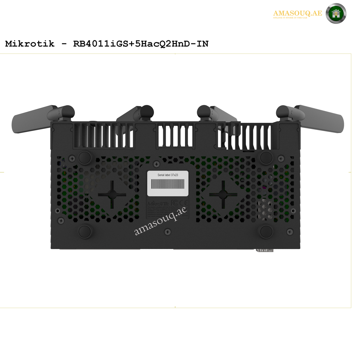 MikroTik RB4011iGS+5HacQ2HnD-IN | AMASOUQ.AE BACK VIEW 1