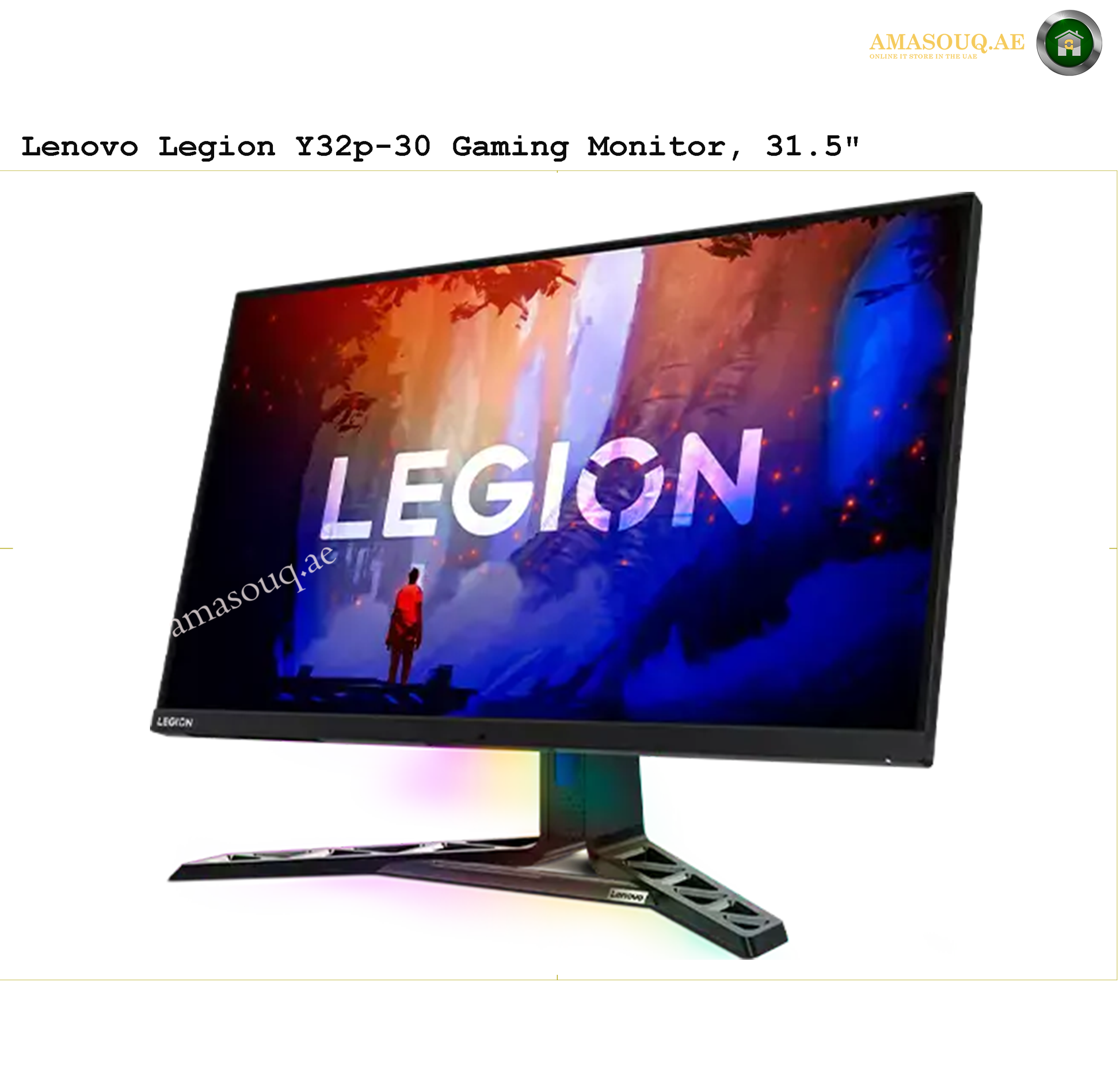 Lenovo Legion Gaming Monitor - Y32p-30 - 31.5" | AMASOUQ.AE 2