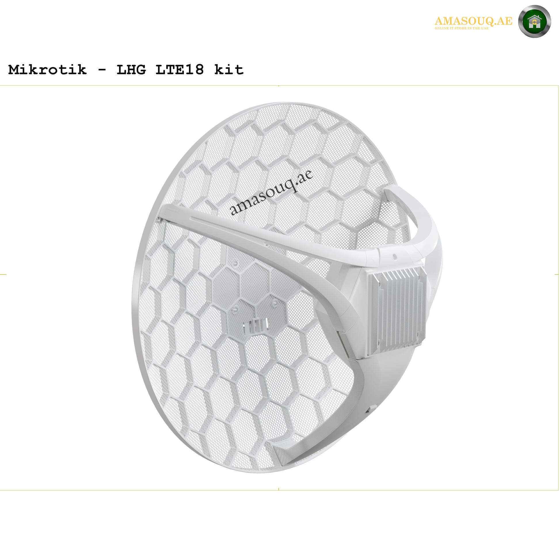 Mikrotik LHG LTE18 kit with honeycomb design - AMASOUQ.AE SIDE VIEW