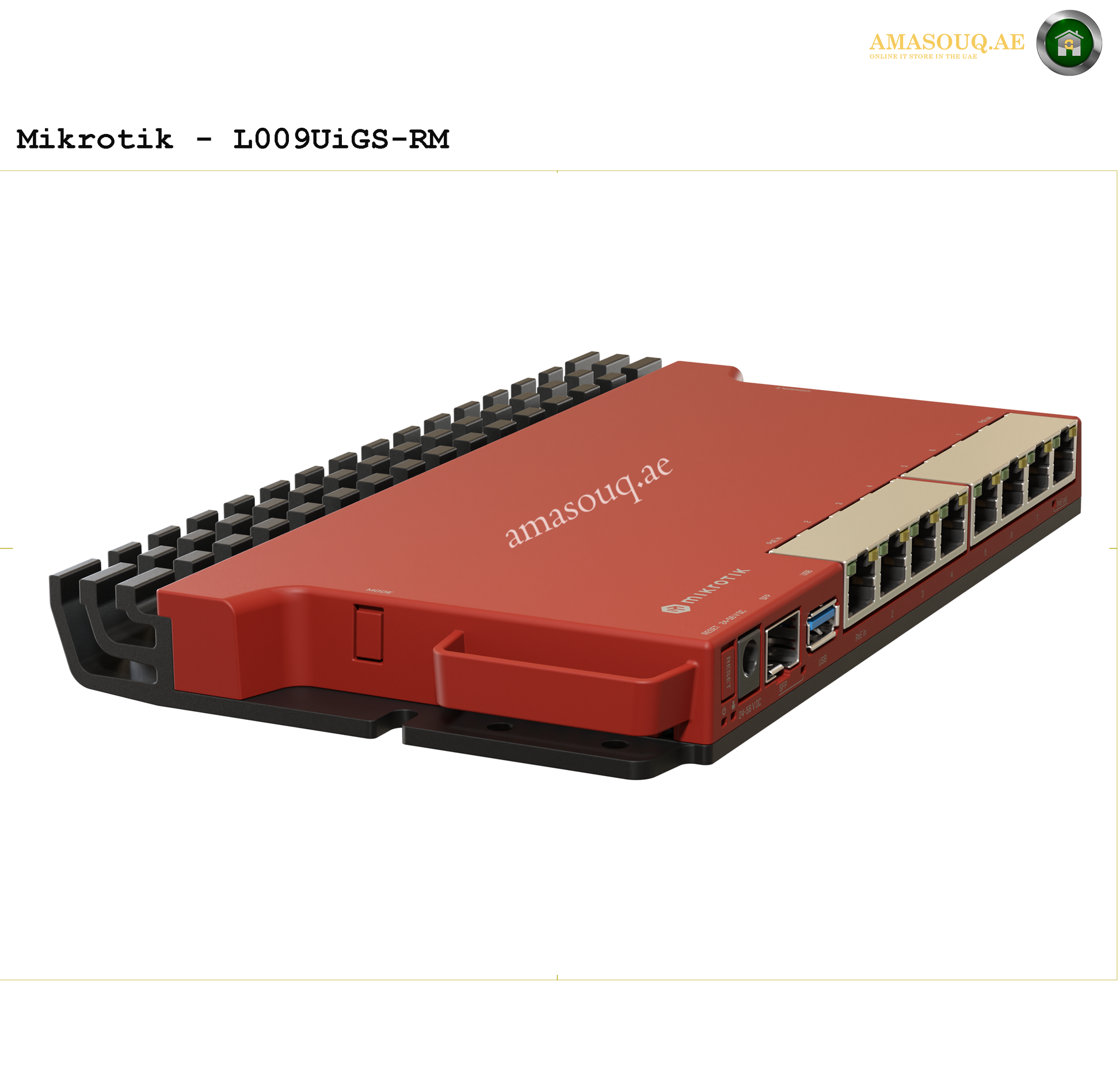 MikroTik - L009UiGS-RM | AMASOUQ.AE  SIDE VIEW 1