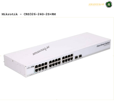 Mikrotik Cloud Router Switch CRS326-24G-2S+RM on AMASOUQ.AE SIDE VIEW