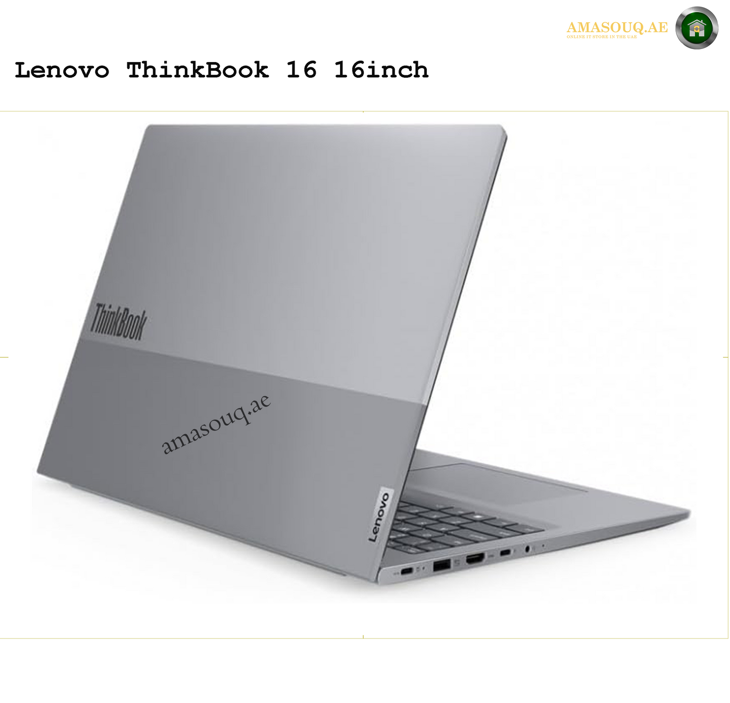 Lenovo ThinkBook 16 Laptop – Durable, Portable & Built for Professionals
