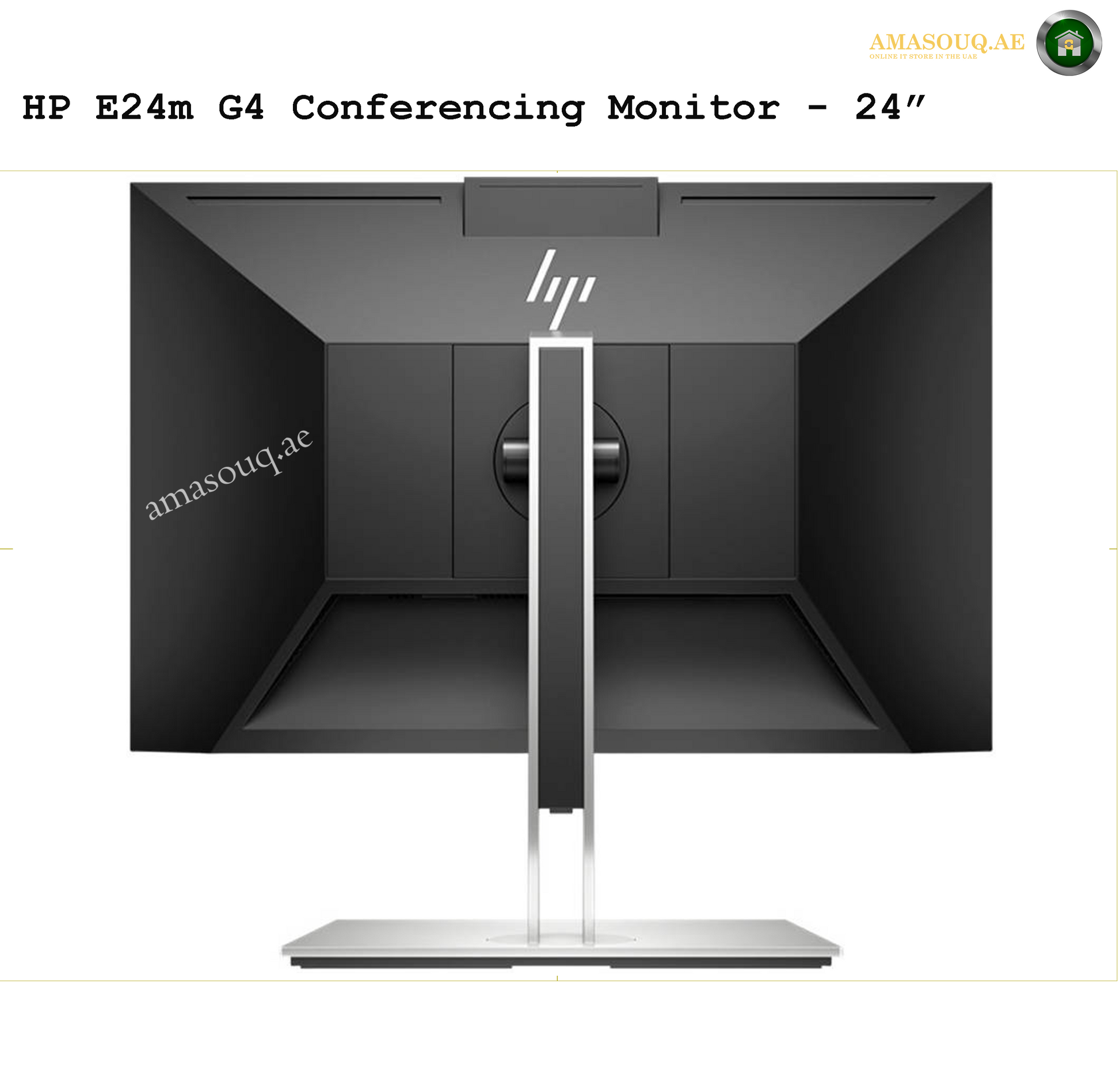 HP E24m G4- 24" | AMASOUQ.AE BACK VIEW
