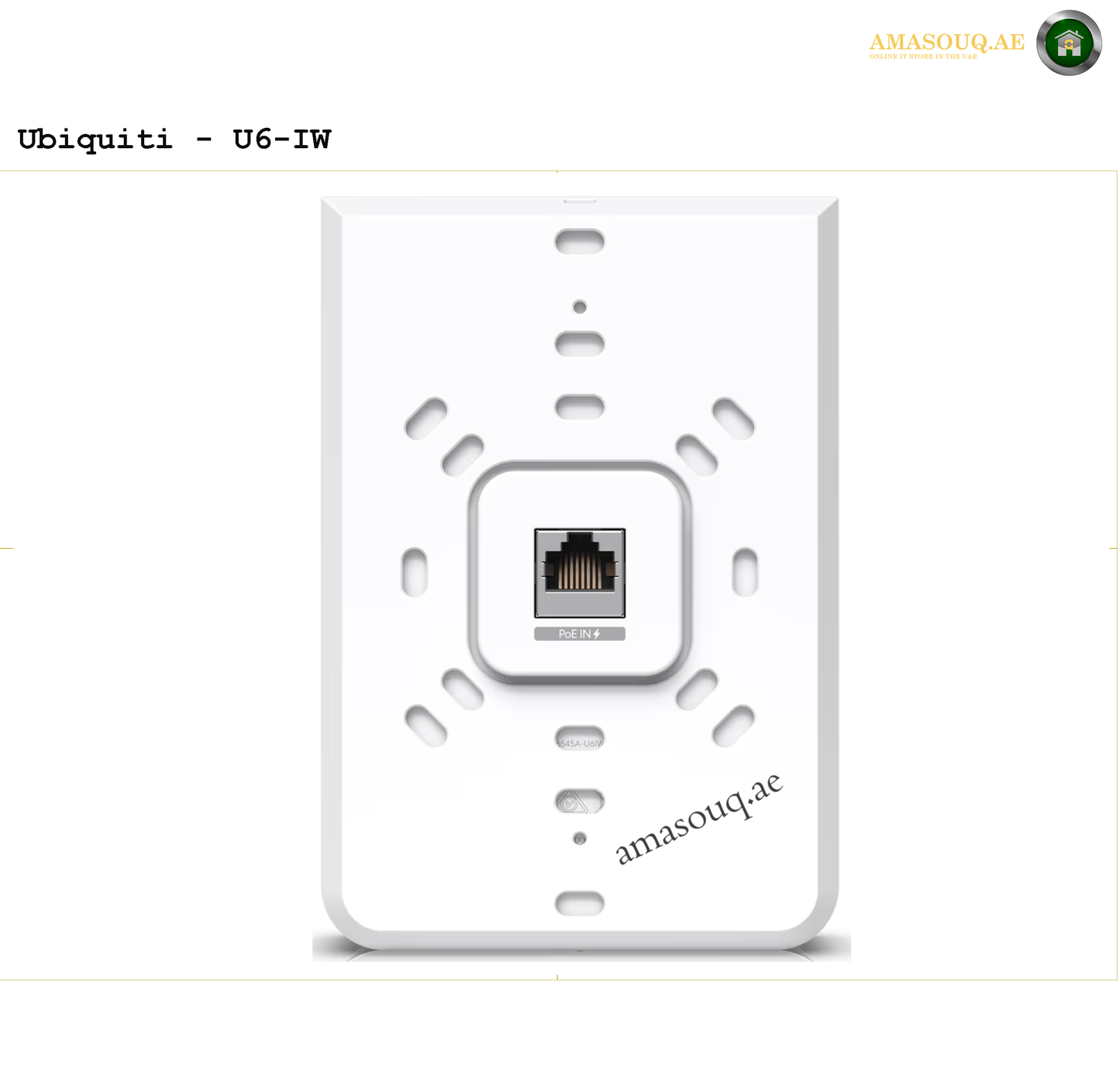 Ubiquiti Access Point - U6 In-Wall - U6-IW