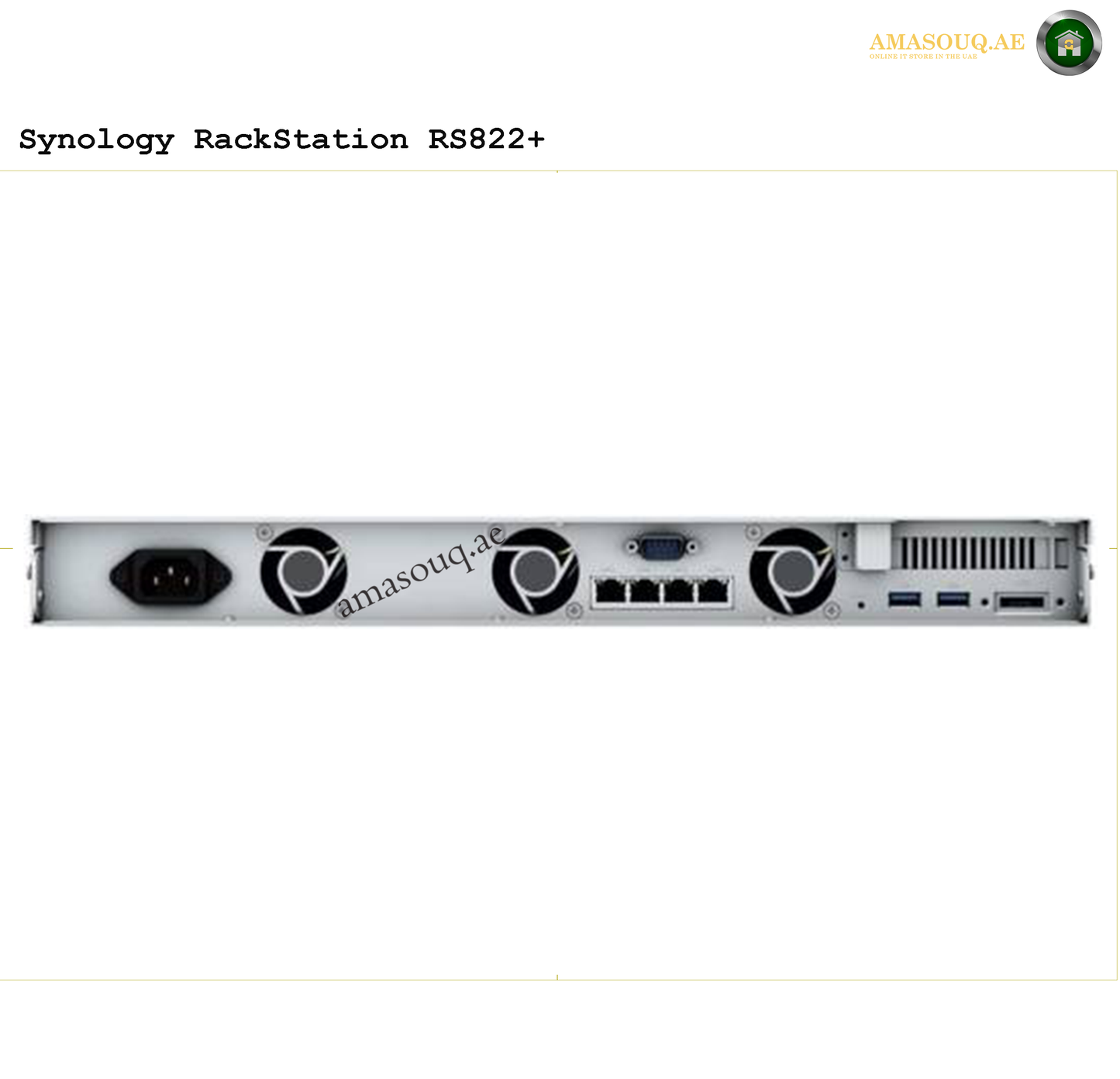 Synology RackStation - RS822RP+/RS822+ - 4Bay