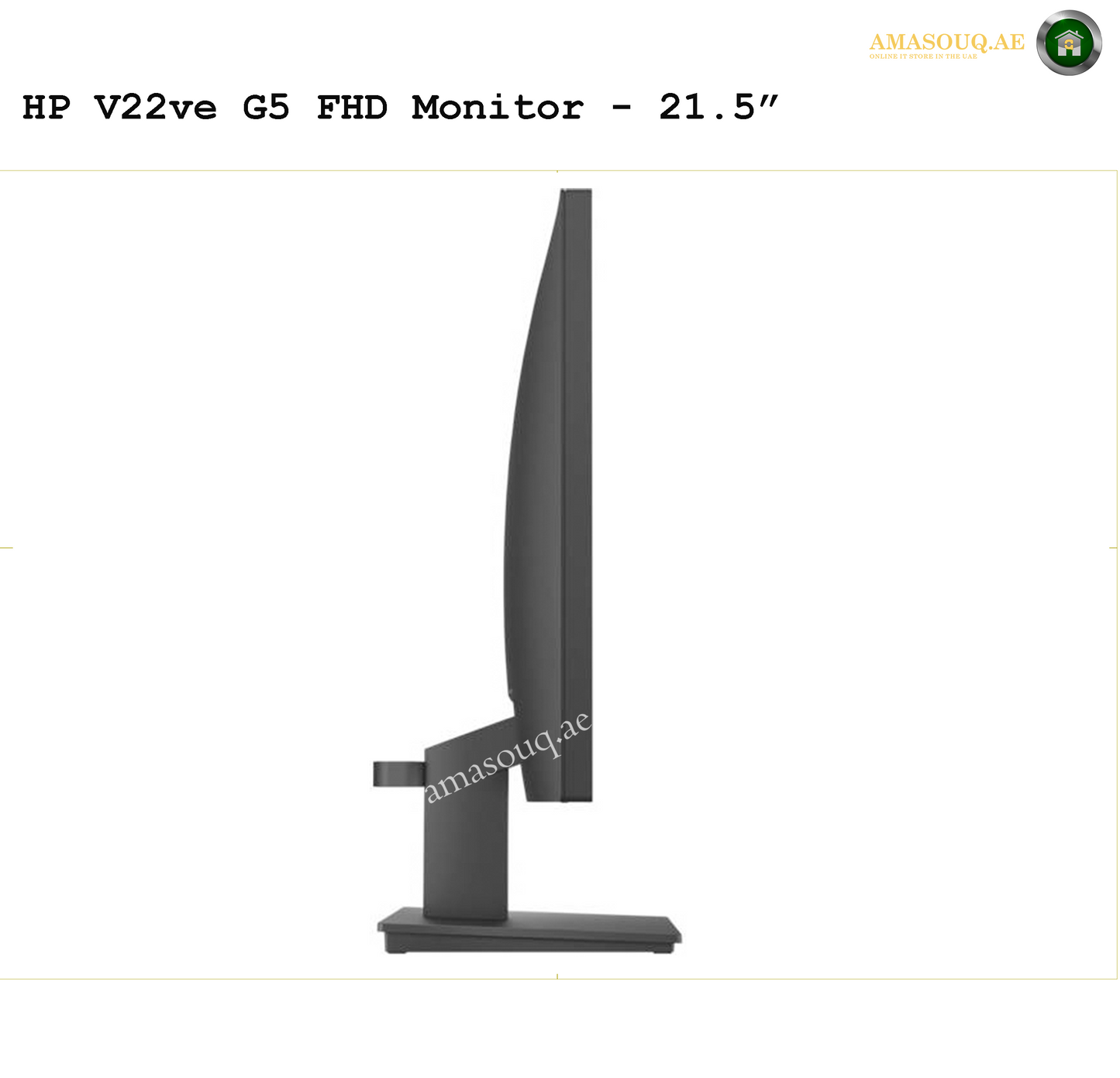 HP V22Ve - 21.5" | AMASOUQ.AE SIDE VIEW 3