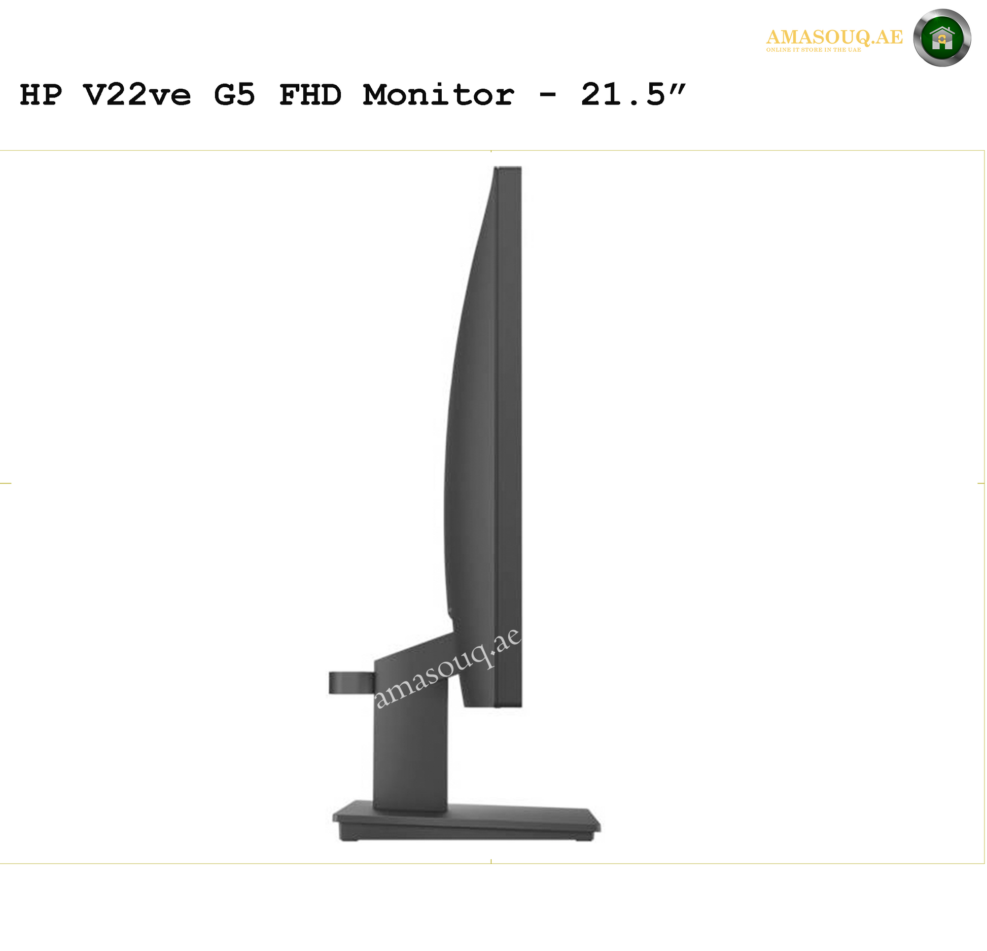 HP V22Ve - 21.5" | AMASOUQ.AE SIDE VIEW 3