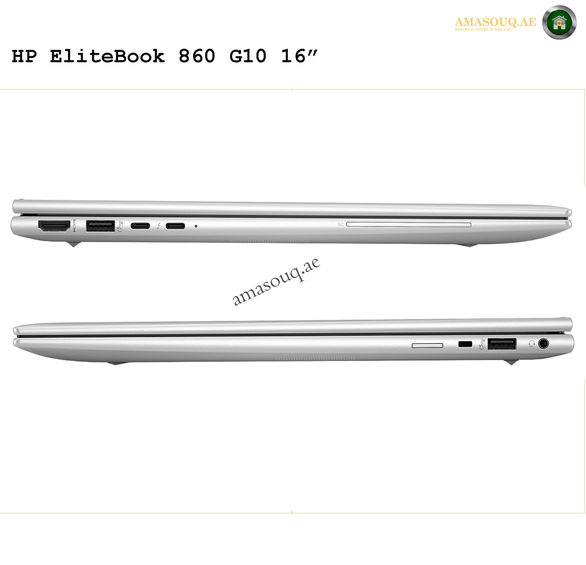 HP EliteBook 860 G10 W11Pro  | AMASOUQ.AE PORT VIEW