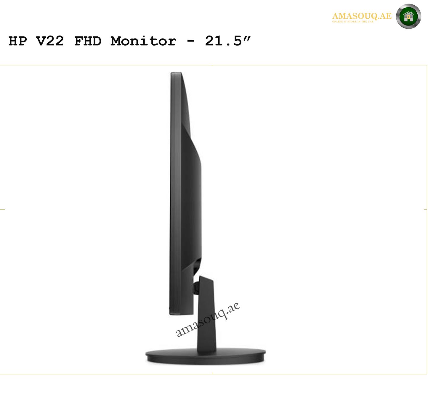 HP V22 - 21.5" | AMASOUQ.AE SIDE VIEW 3