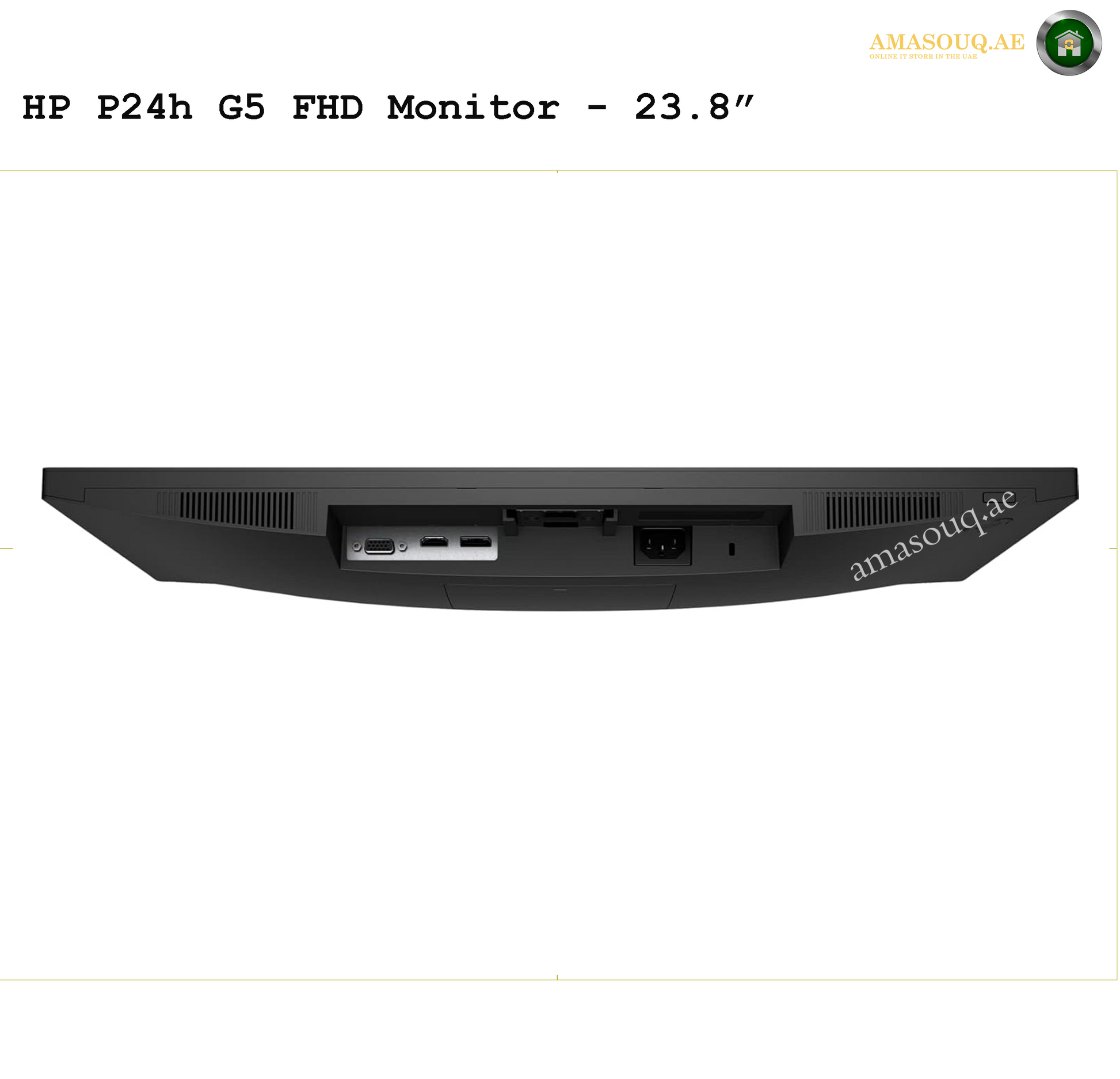 HP P24h G5  - 23.8" | AMASOUQ.AE  PORT VIEW
