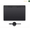 Wacom Intuos Pro Medium PTK-670 Drawing Tablet, Pro Pen 3 with 8192 Pressure Levels & Tilt Support, Bluetooth 5.3 & USB-C Connectivity, 10 ExpressKeys 2 Dials Multi-Device Pairing | PTK670K0B