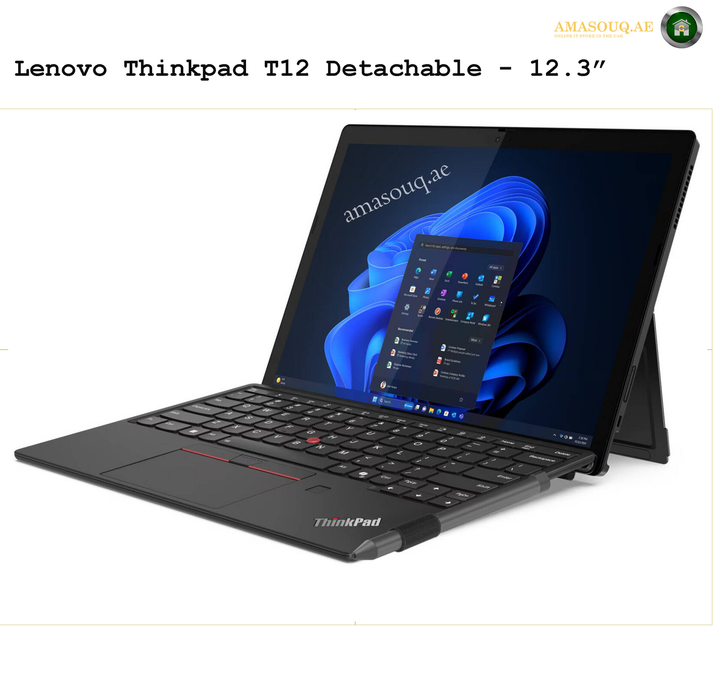 Lenovo ThinkPad X12 Detachable Laptop with Keyboard & Pen
