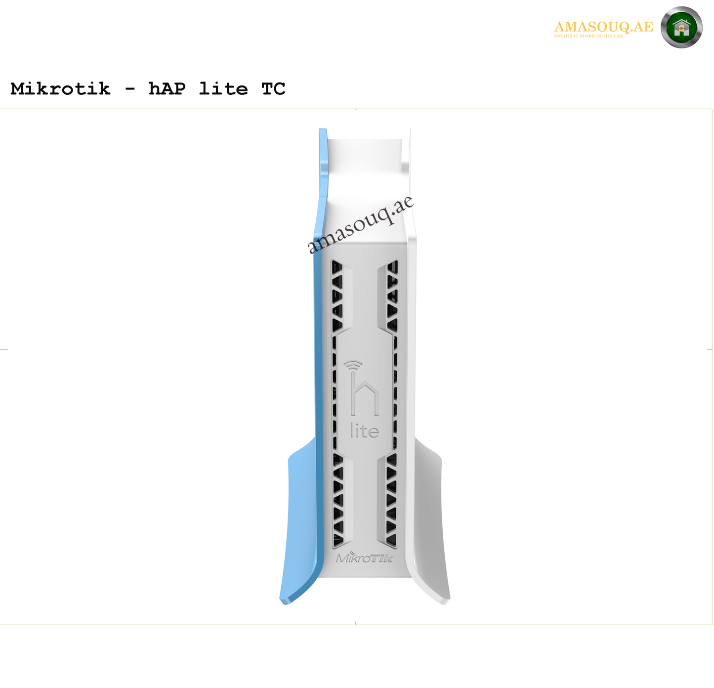 Mikrotik HAP lite TC device BACK VIEW  | AMASOUQ.AE