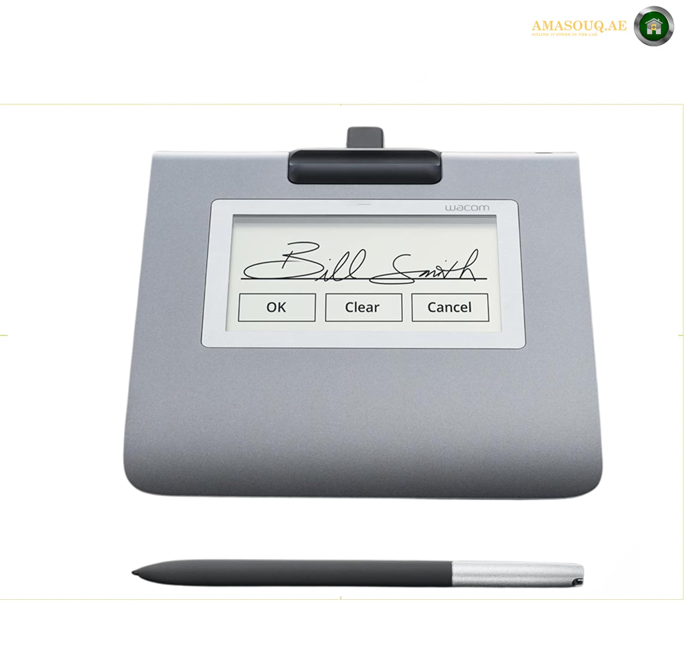 Wacom STU-430 4.5-inch Monochrome LCD Signature Pad with a battery-free pen and Sign Pro PDF Software Free Edition (Standard) | Grey | STU-430