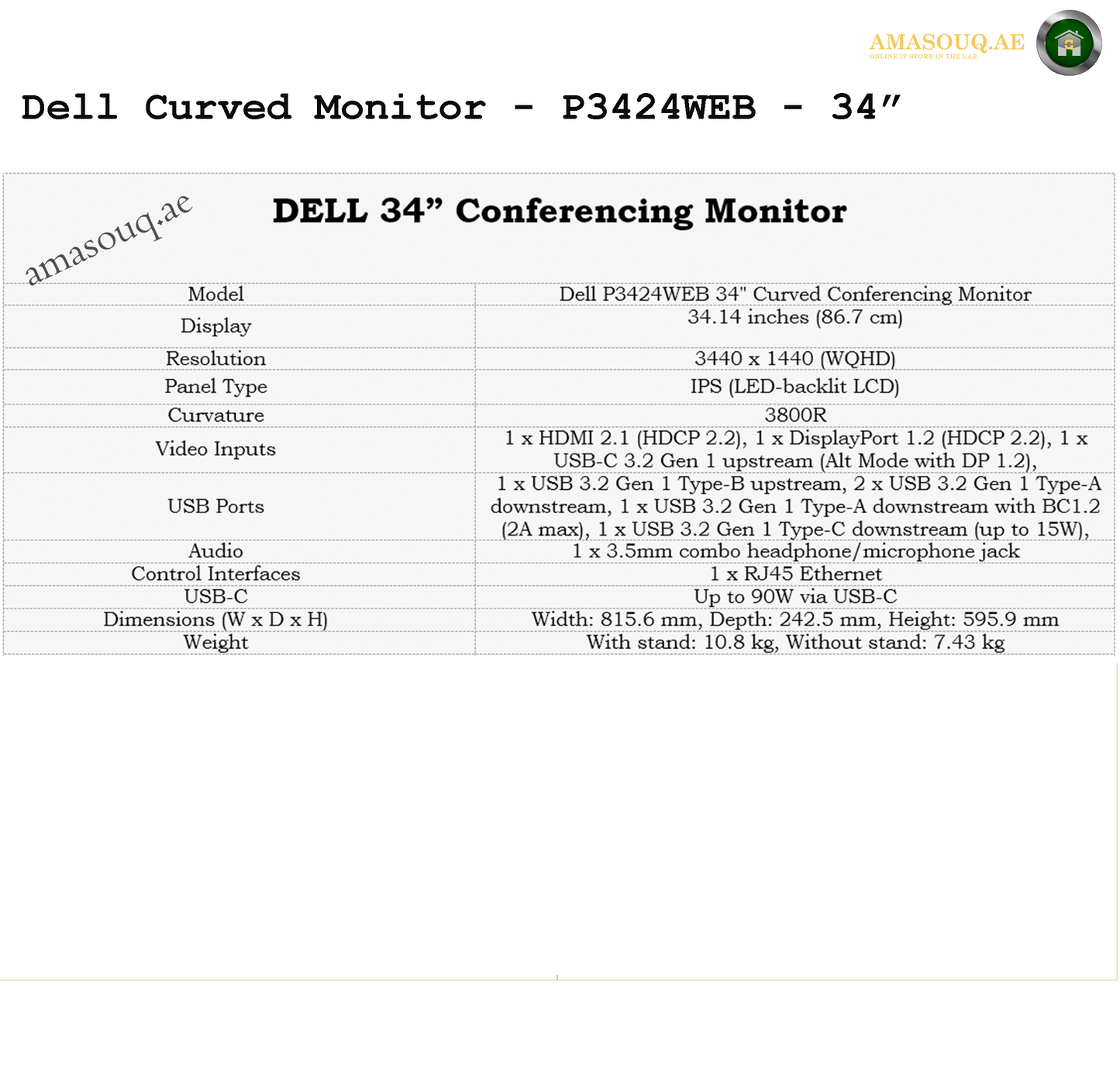🖥️ Dell Video Conferencing Monitors