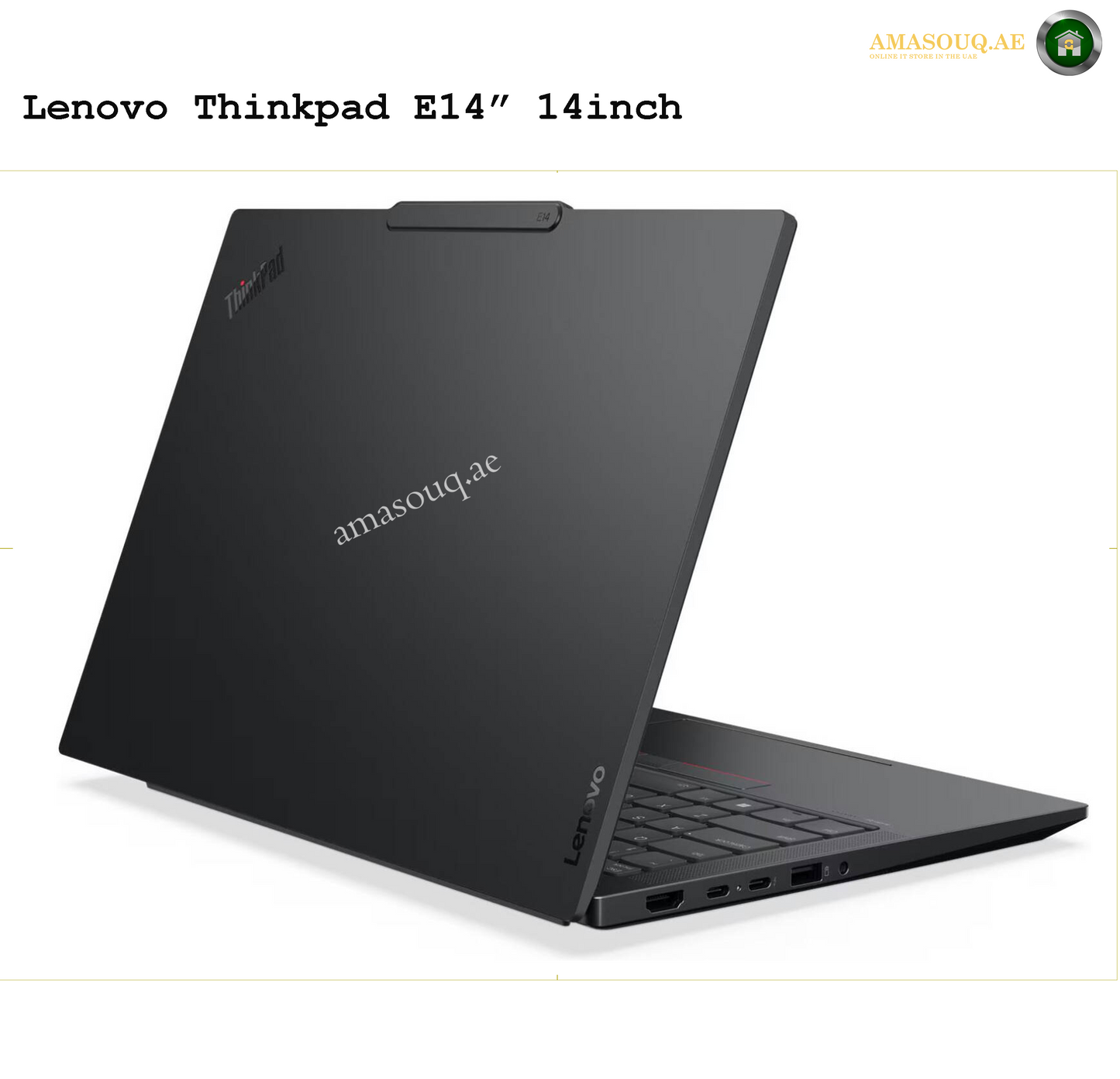 Lenovo ThinkPad E14 Laptop for Business & Everyday Productivity