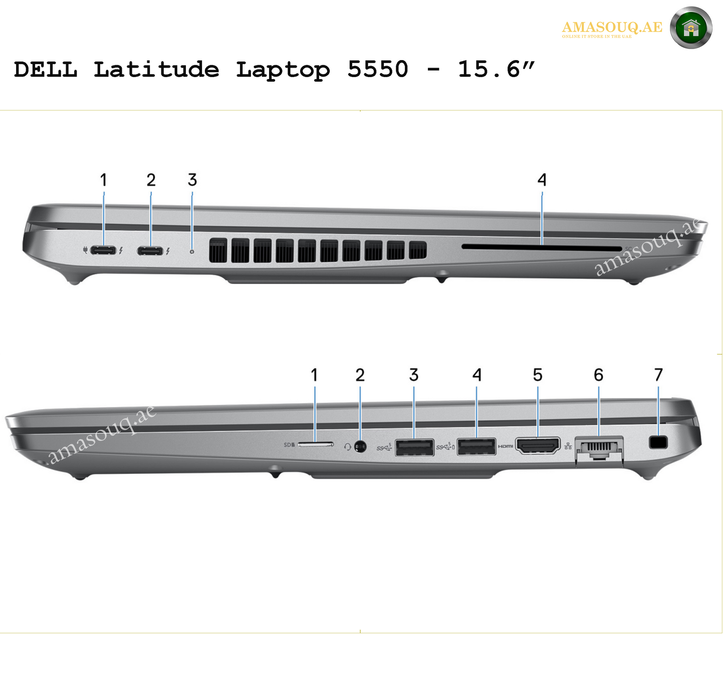 Dell Latitude Laptop - 5550 - 15.6" - Ubuntu | High-Performance Business Laptop