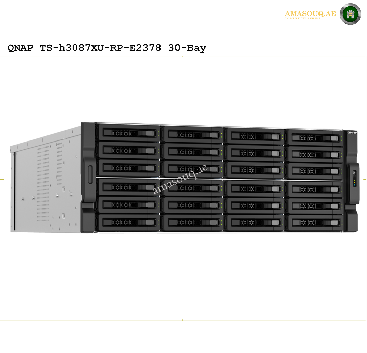 QNAP - TS-h3087XU-RP-E2378-64G - 30 Bay Rackmount