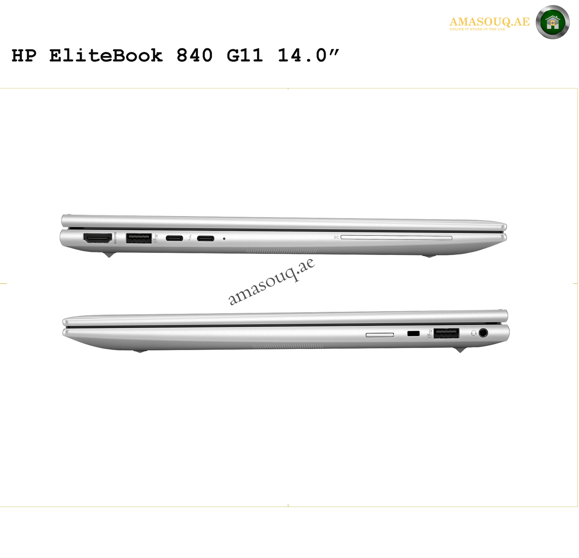 HP EliteBook 840 G11 W11Pro - 14" | AMASOUQ.AE PORT VIEW