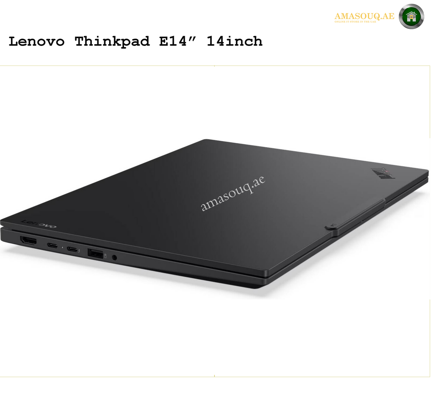 Lenovo ThinkPad E14 Laptop for Business & Everyday Productivity