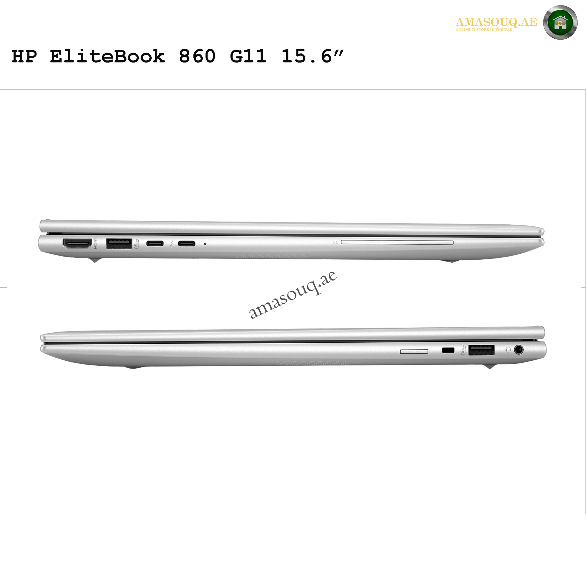 HP EliteBook 860 G11 W11Pro | AMASOUQ.AE PORT VIEW