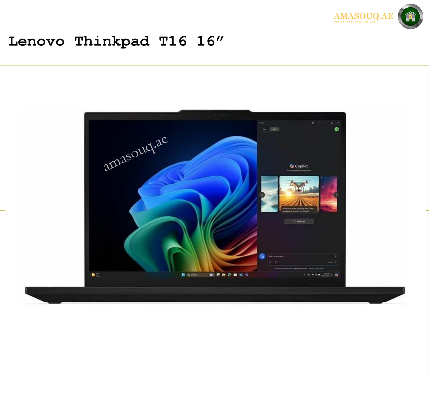 Lenovo ThinkPad T16 U7 Laptop for Work & Everyday Productivity in UAE