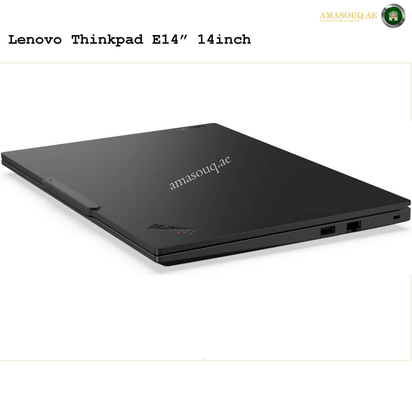 Lenovo ThinkPad E14 Laptop for Business & Everyday Productivity