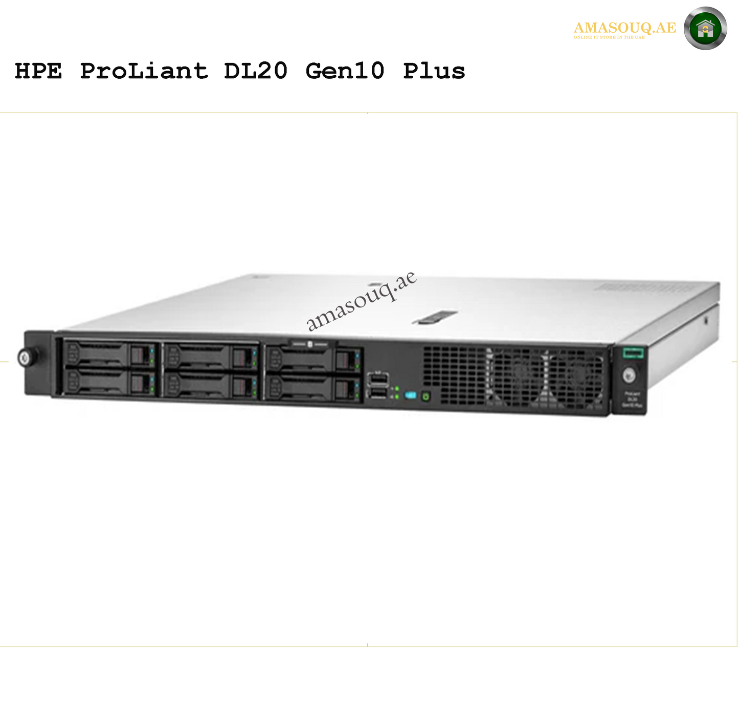 HPE ProLiant DL20 Gen10 Plus Server | AMASOUQ.AE 2