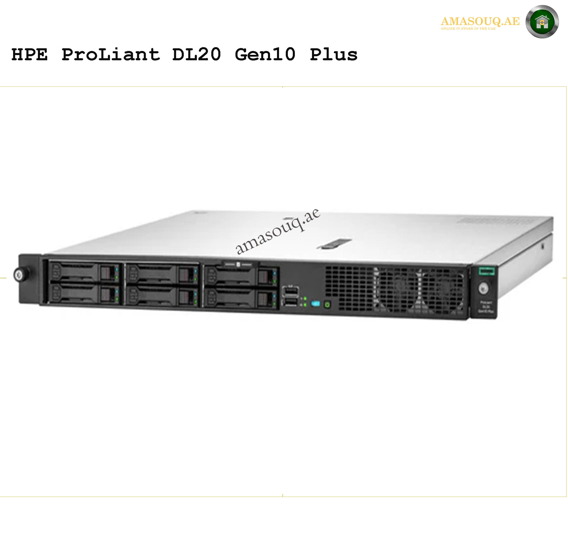 HPE ProLiant DL20 Gen10 Plus Server | AMASOUQ.AE 2