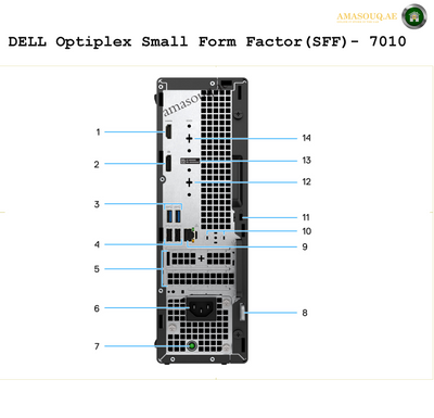 DELL Optiplex 7010 SFF - Ubuntu Linux | Compact Desktop for Work & Play