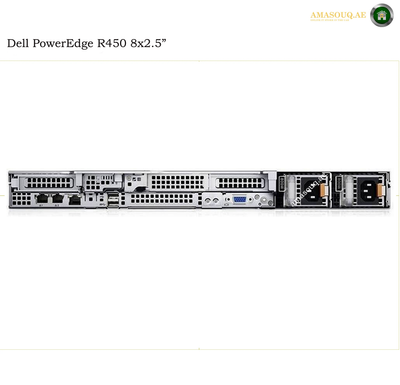 Dell PowerEdge R450 Xeon Silver 4309Y 8-Core 16GB 1.2TB 10K SAS PERC H755 SAS Front 2×700W PS 8x2.5" Server | PER450SPL3-8x2.5"
