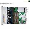 Dell PowerEdge R450 8x2.5" rack server shown from the top, revealing internal components including the power supply, motherboard, memory slots, and cooling fans.