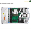 Top-down view of a Dell PowerEdge R750xs server with its internal components exposed, including the green motherboard, storage drives, and cooling fans, on a white background with text overlay.
