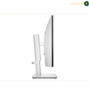 Dell S2425HSM monitor side view white curved computer monitor shown from the side profile against a plain white background.