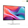Dell S2425HSM monitor side view  Dell monitor with a slim black bezel and a silver stand, displaying a colorful abstract wallpaper on a white background.