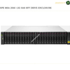 HPE MSA 2060 12G SAS SFF drive enclosure shown from the front on a white background, with HPE branding visible on the top left and a small yellow HPE badge on the lower right front panel.