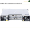 HPE MSA 2060 12G SAS SFF drive enclosure shown from the front, featuring silver metal casing, dual power supplies, and front I/O bays, with text overlay at the top and a watermark across the center.
