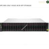HPE MSA 2062 10GbE iSCSI SFF STORAGE server shown from the front on a white background, with HPE branding and product text at the top.